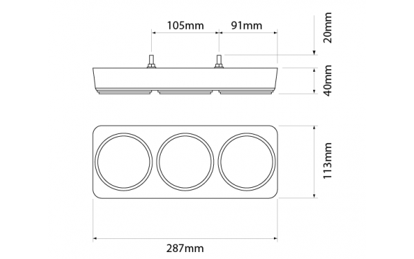 12-24V LED Stop Tail Reverse Combination Lamp (Copy)