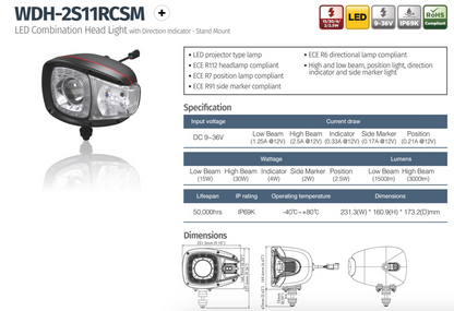 LED Combination Head Light
