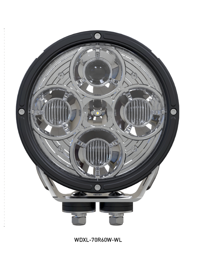 7"(60W) Round Driving Light ( Wide Beam )