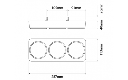 12-24V LED Stop Tail Reverse Combination Lamp (Copy)