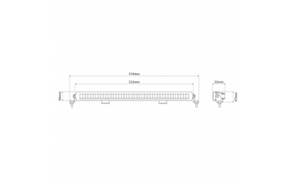 LIGHT BAR NIGHT RANGER"20"10-40V S/ROW